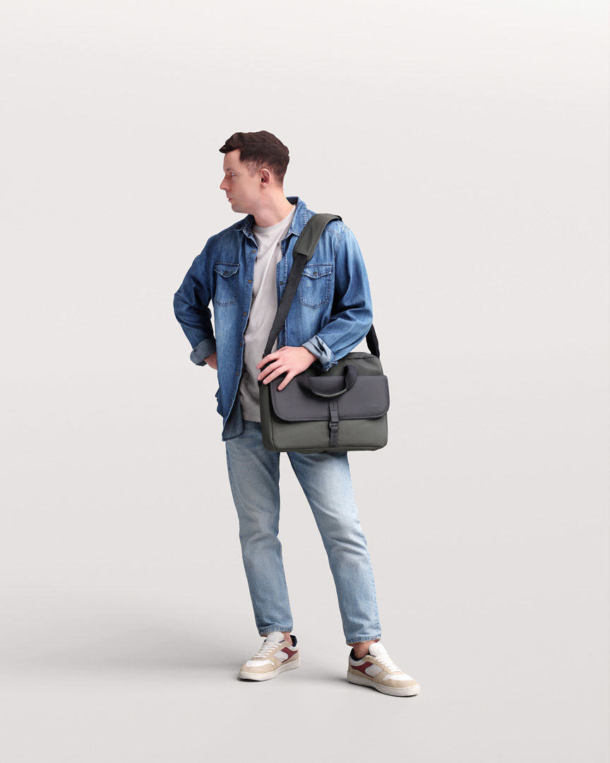 Humano Standing Man 2202-07 3D model_1