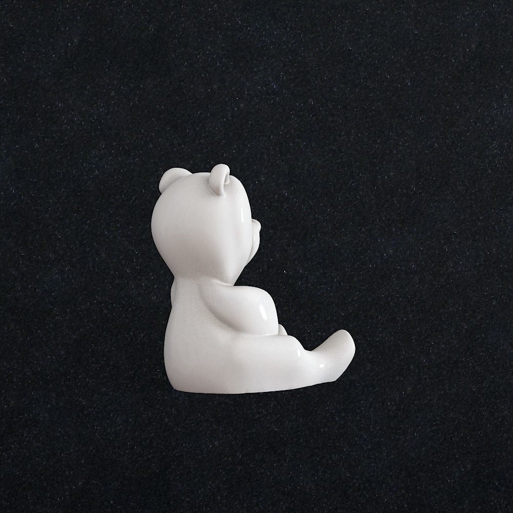Bear pendant 3D print model_1