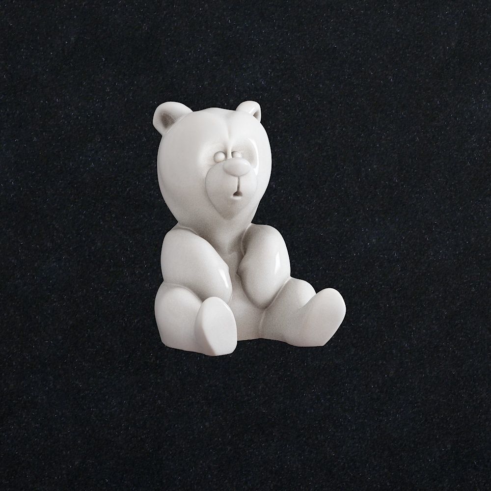Bear pendant 3D print model_2