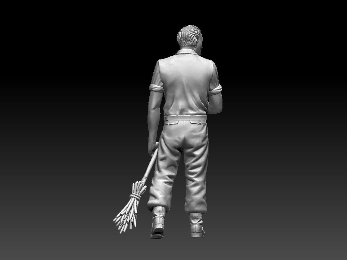 worker 3D print model_15