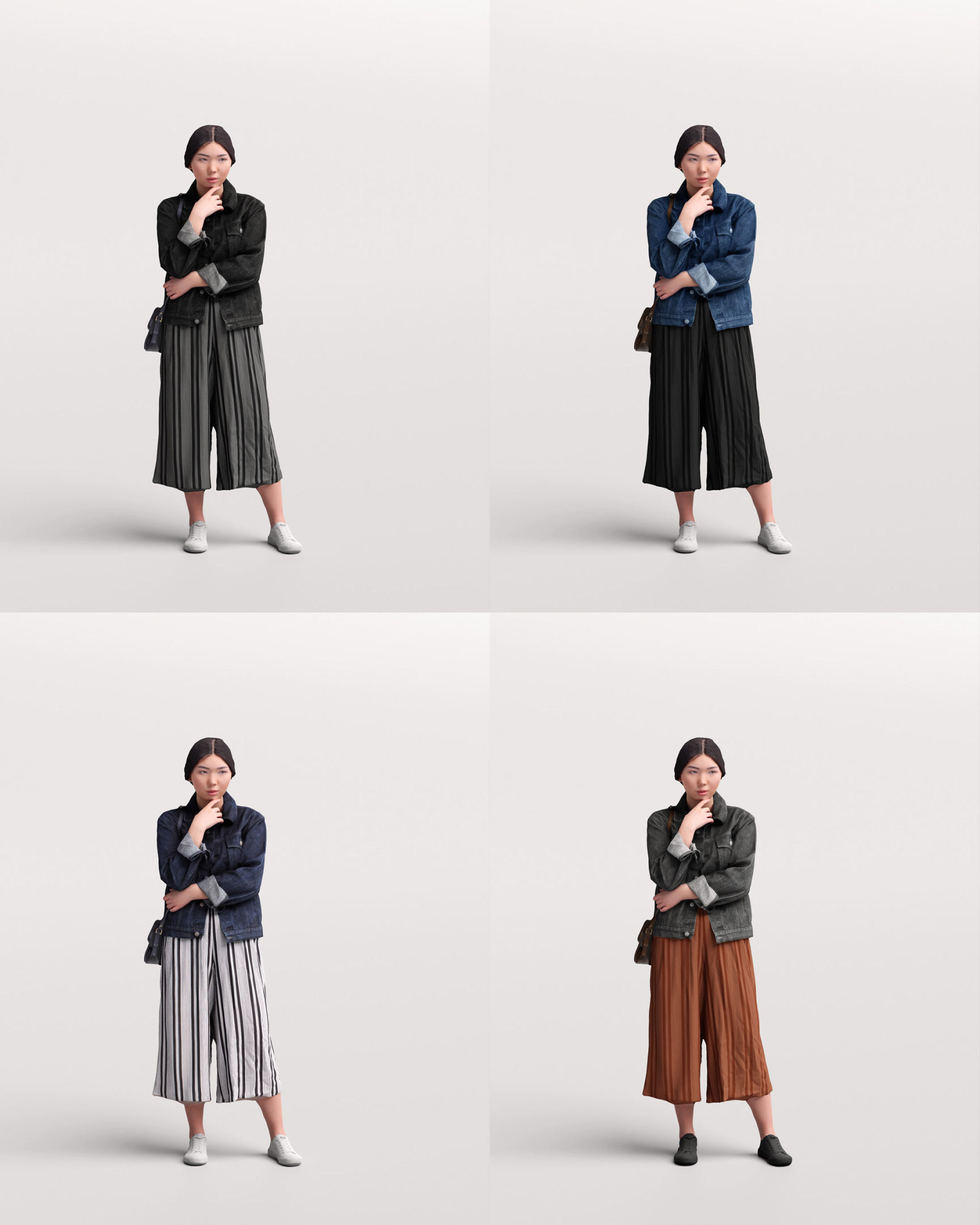 Humano Standing Woman 2202-06 3D model_16