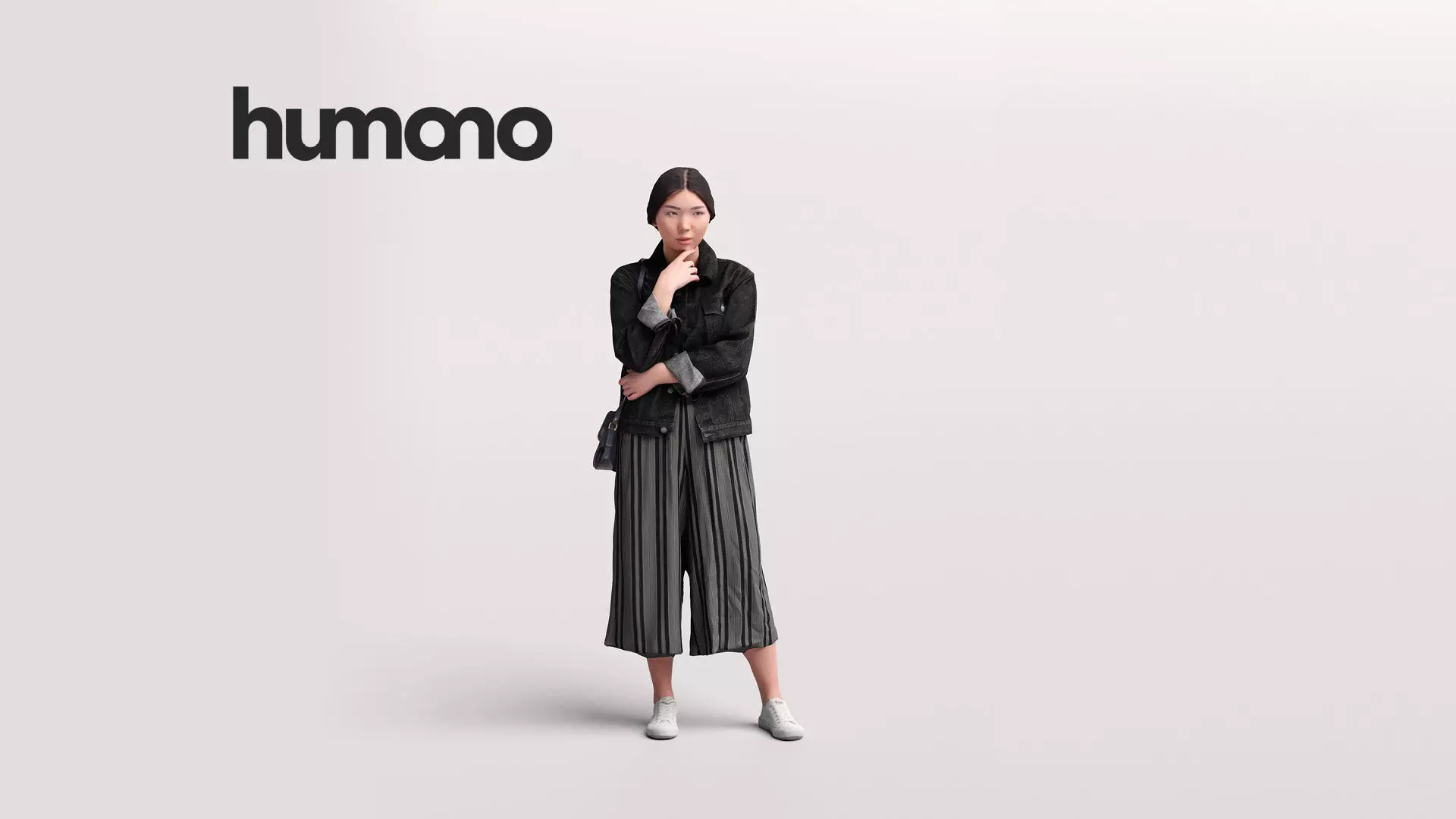 Humano Standing Woman 2202-06 3D model_0