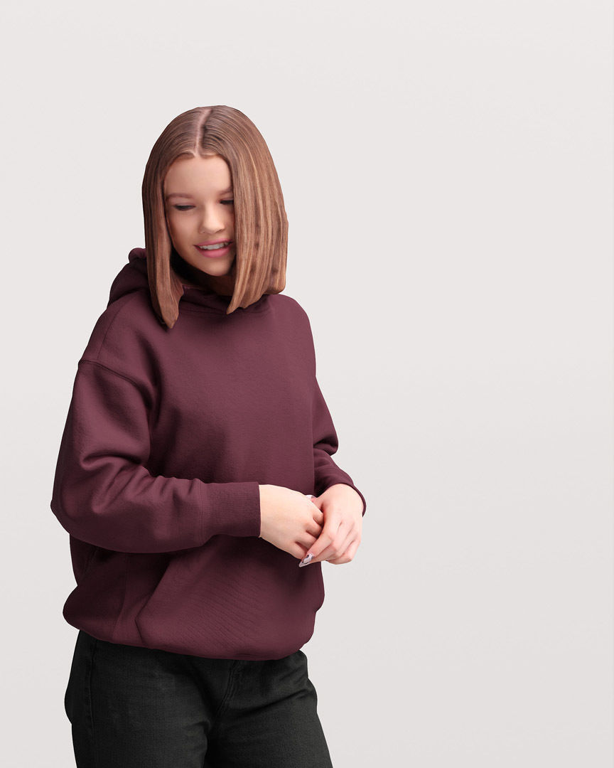 Humano Standing Woman 2202-05 3D model_13