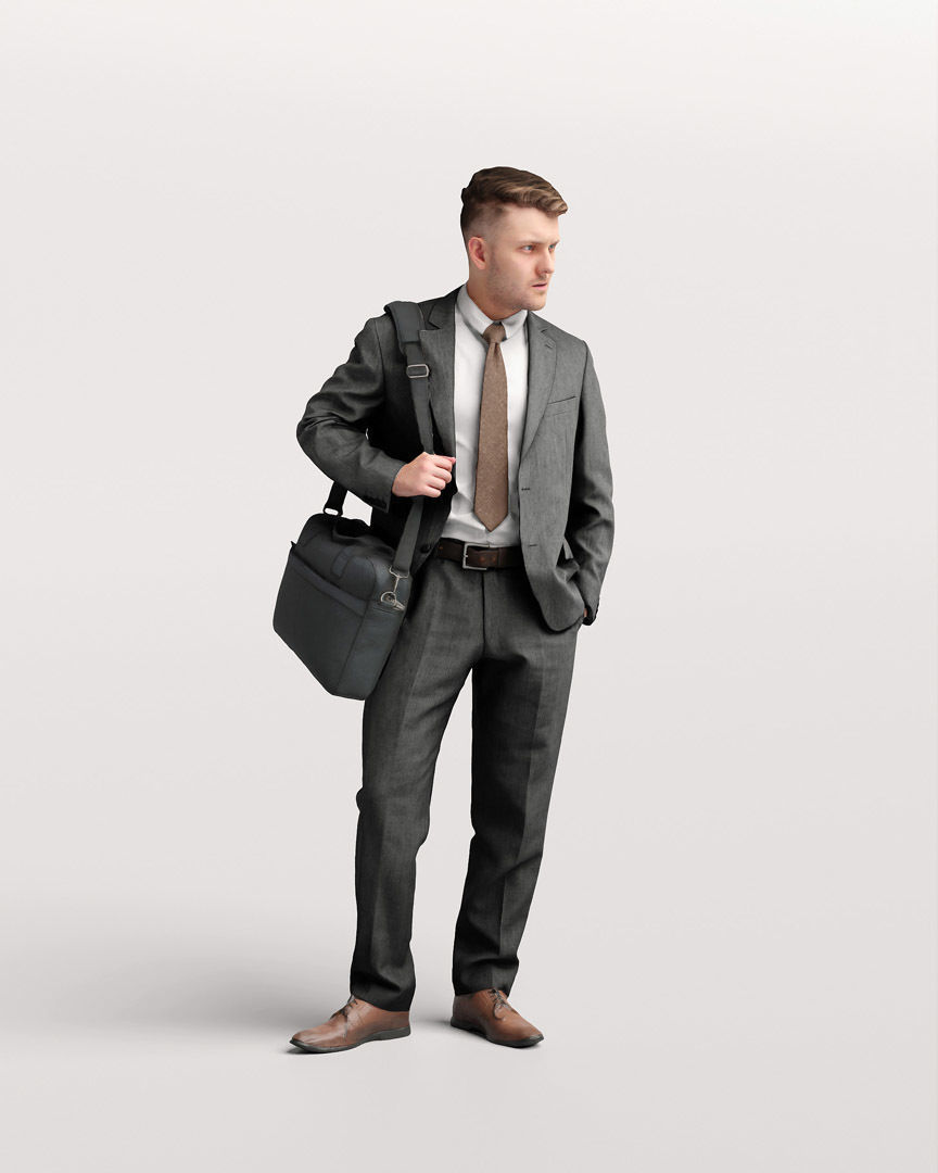  Humano Standing Man 2202-02 3D model_10