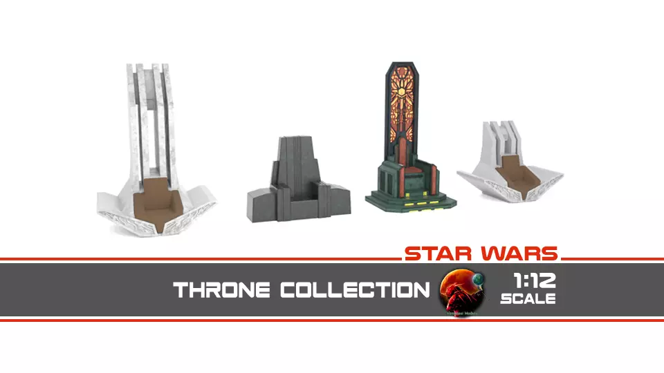 Star Wars Throne collection 1-12 scale Blackseries _0