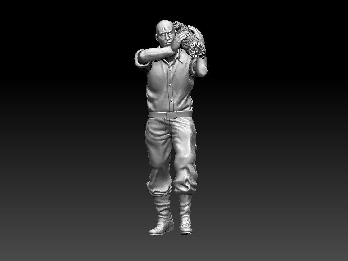worker 3D print model_8