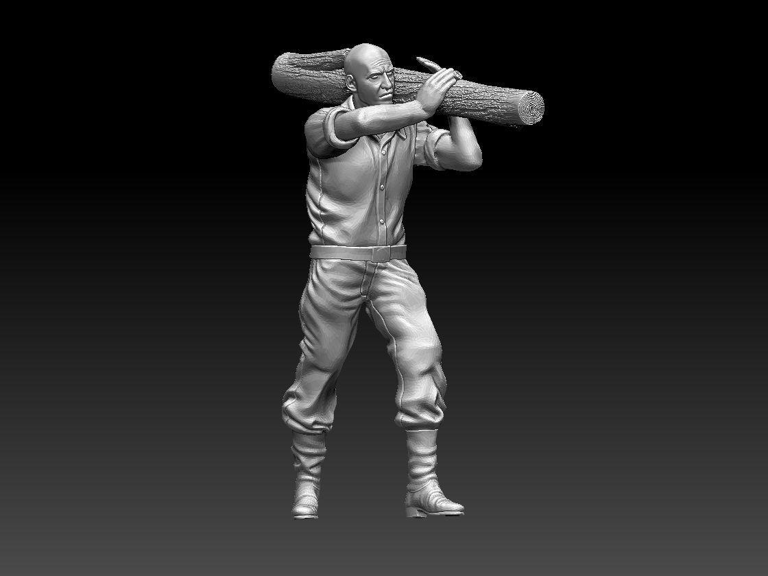 worker 3D print model_7