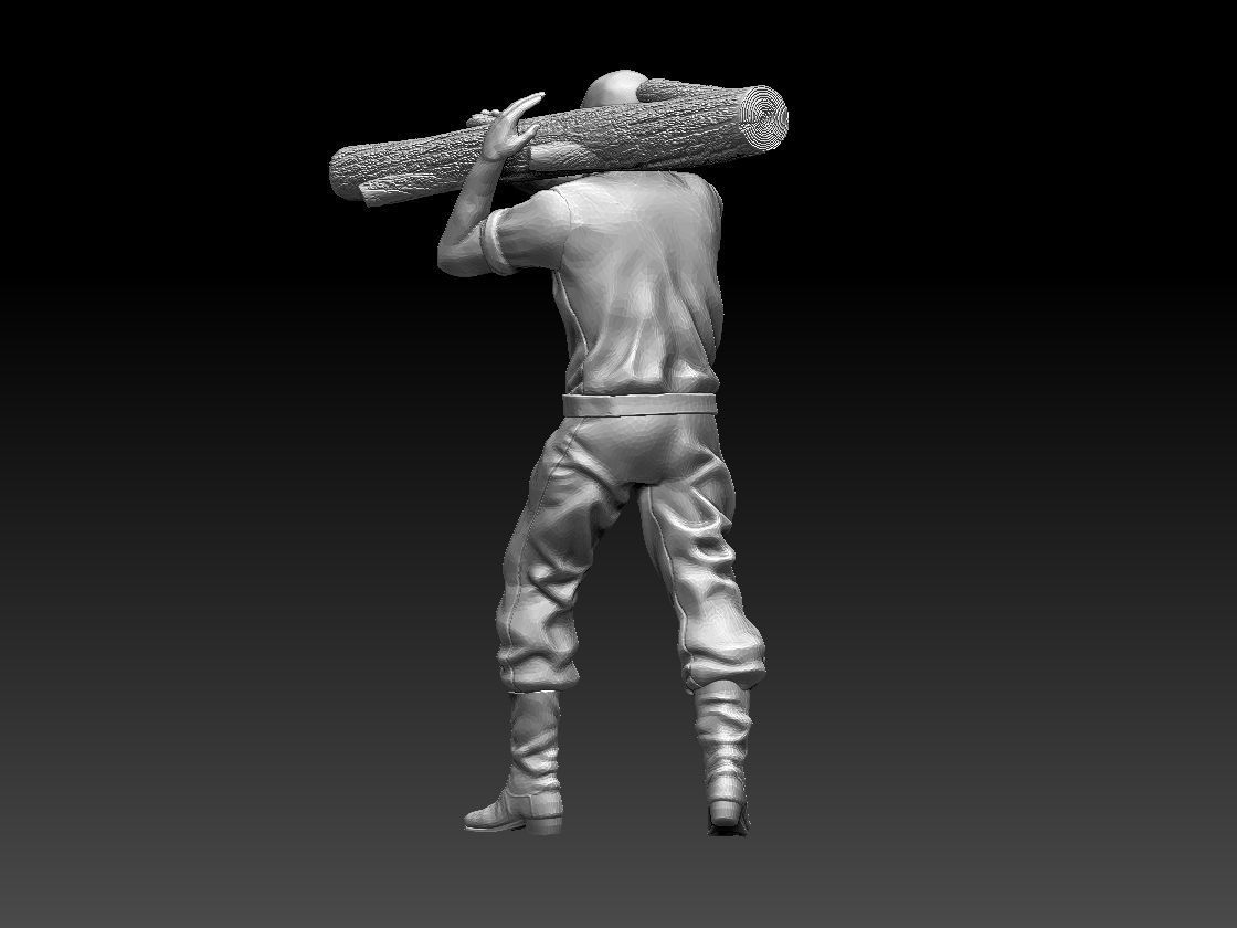 worker 3D print model_50