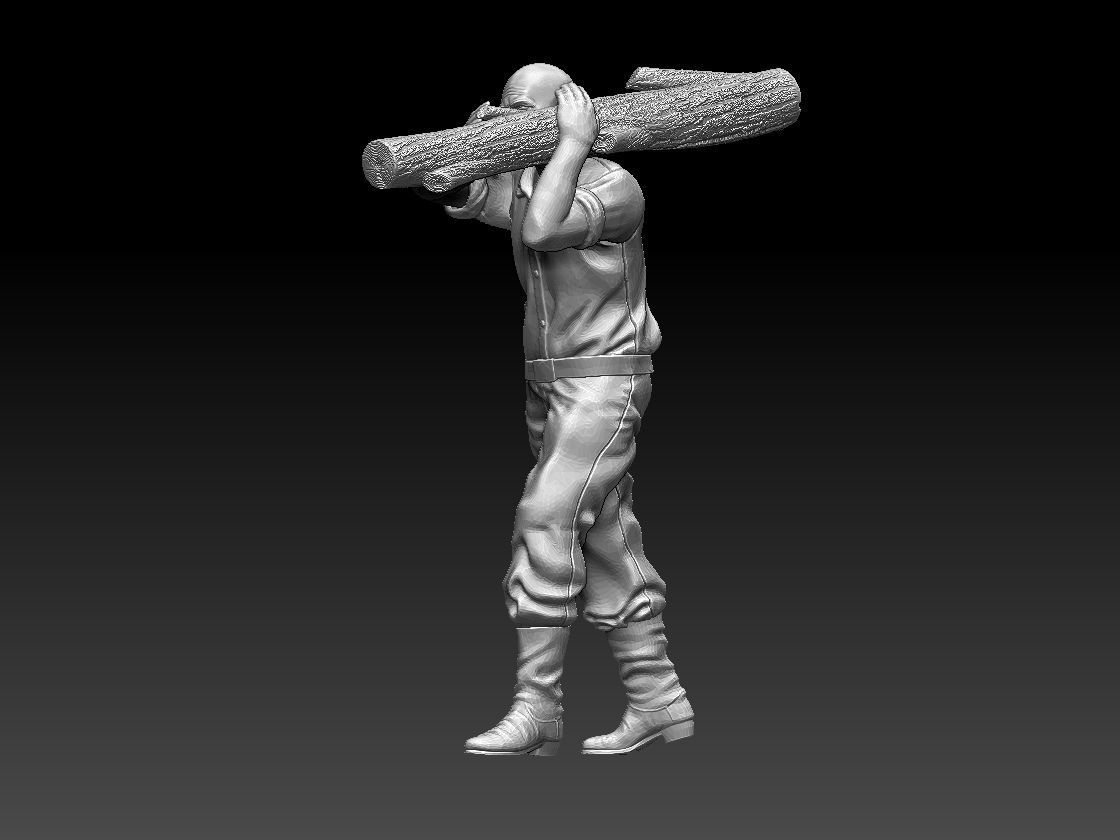 worker 3D print model_21