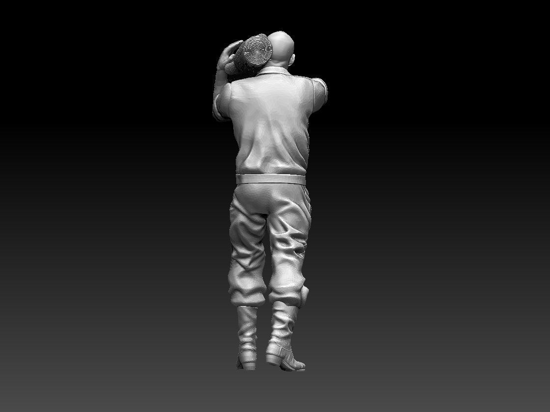 worker 3D print model_37