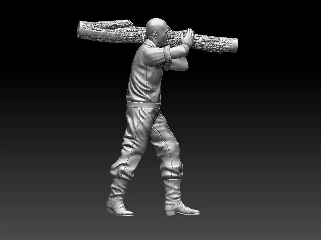 worker 3D print model_0