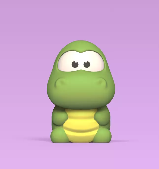 Cute Little Alligator 3D print model_0