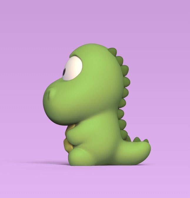 Cute Little Alligator 3D print model_2