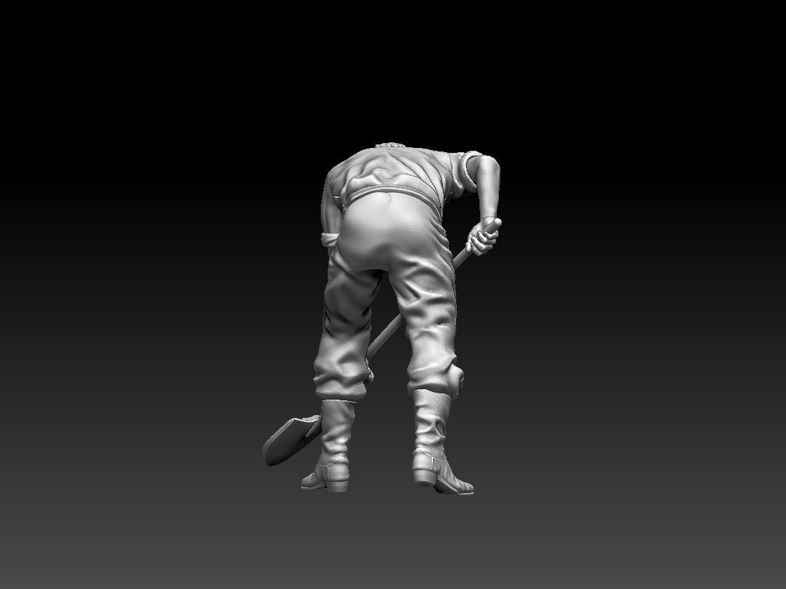 worker 3D print model_18