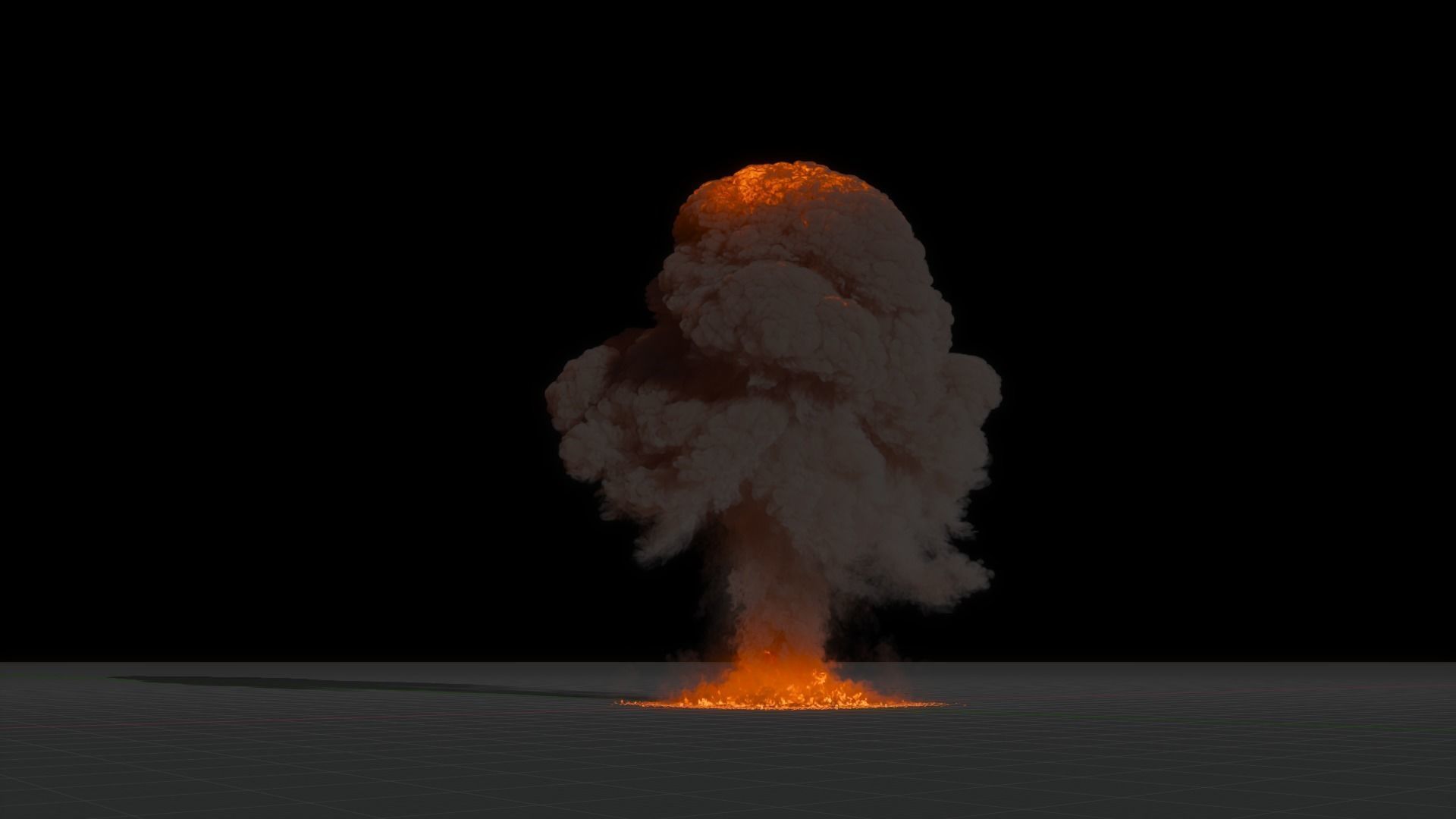 Big Fuel Explosion 3D Animation 3D model_7