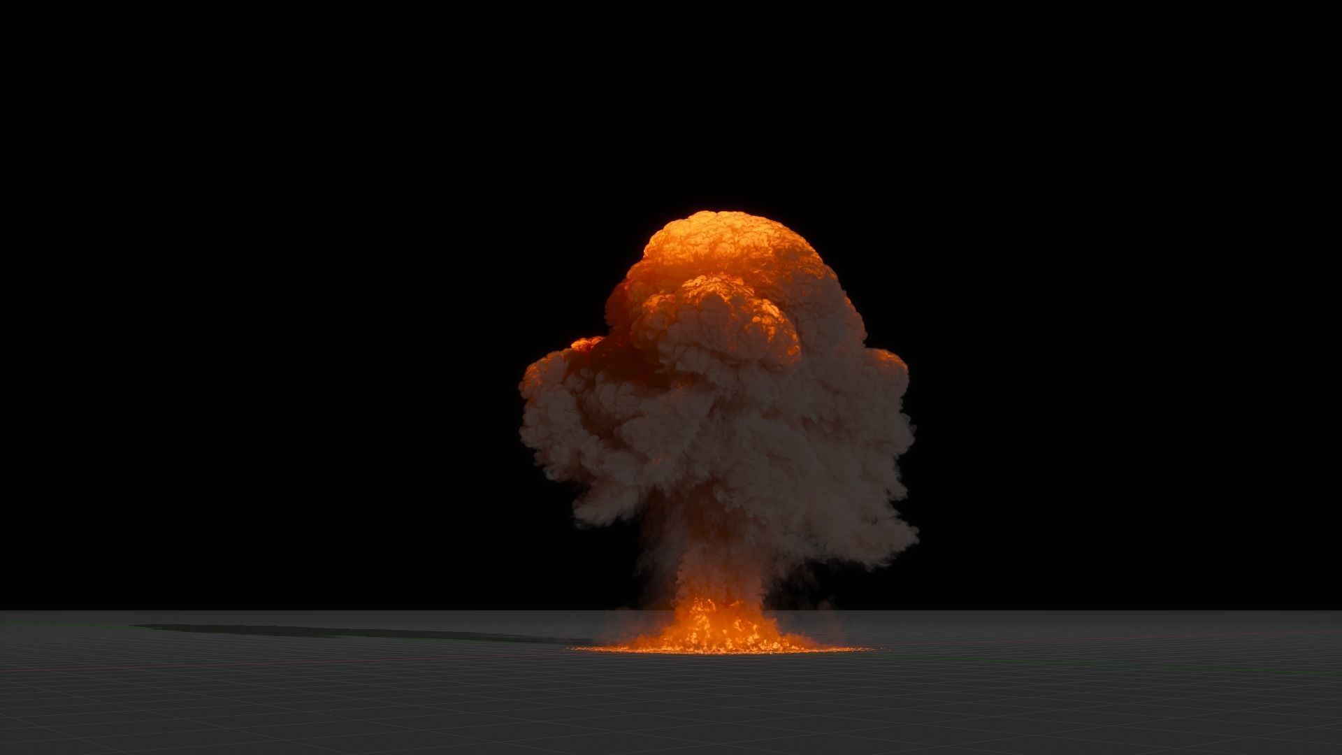 Big Fuel Explosion 3D Animation 3D model_6