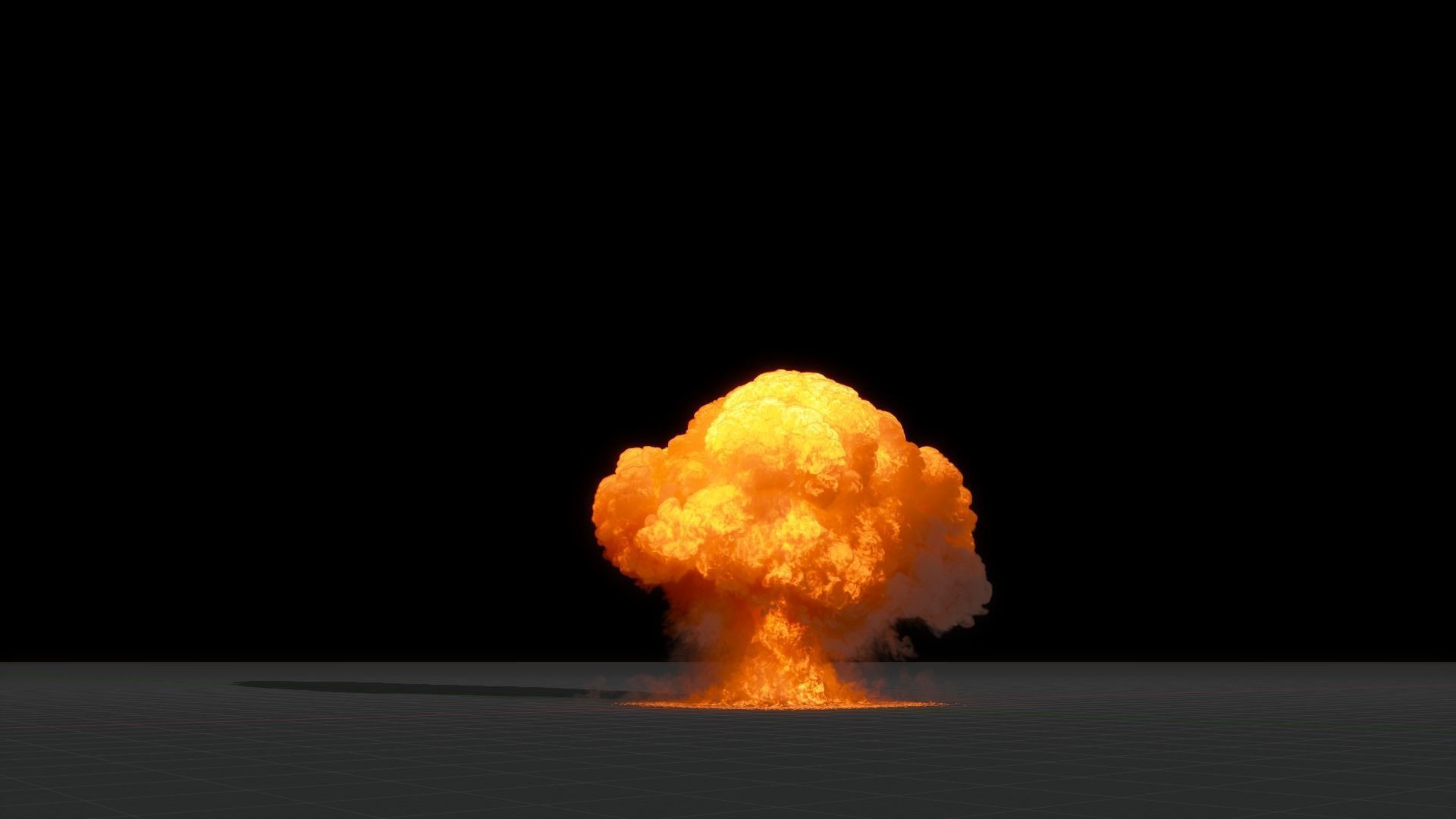 Big Fuel Explosion 3D Animation 3D model_4