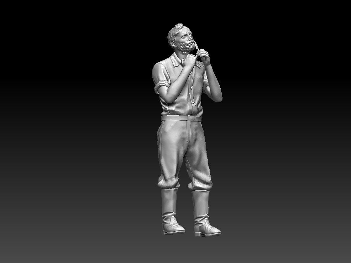 worker 3D print model_20