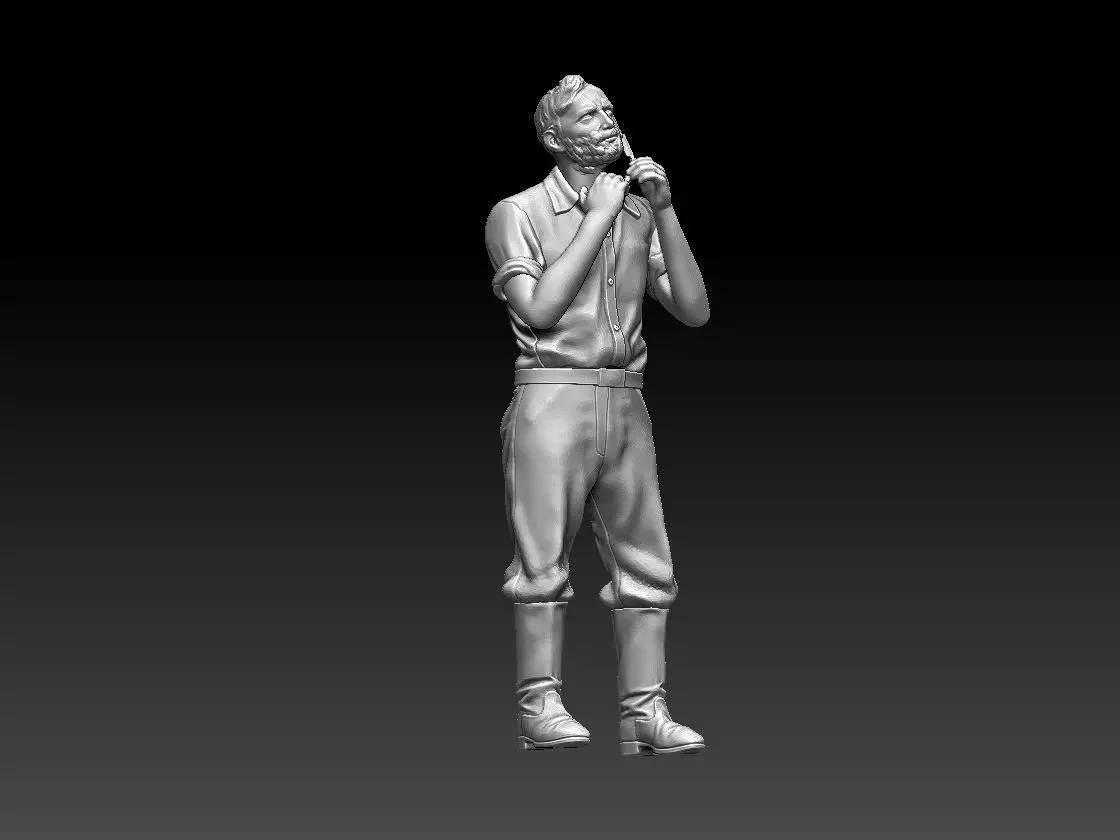 worker 3D print model_0