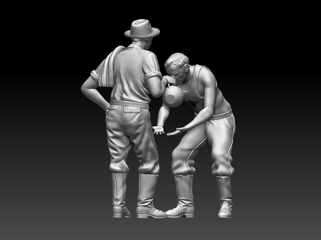 worker 3D print model_18