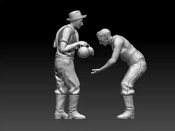 worker 3D print model
