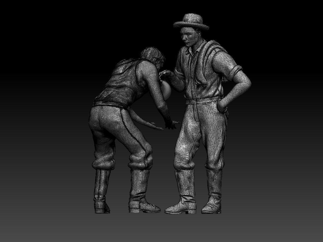 worker 3D print model_13