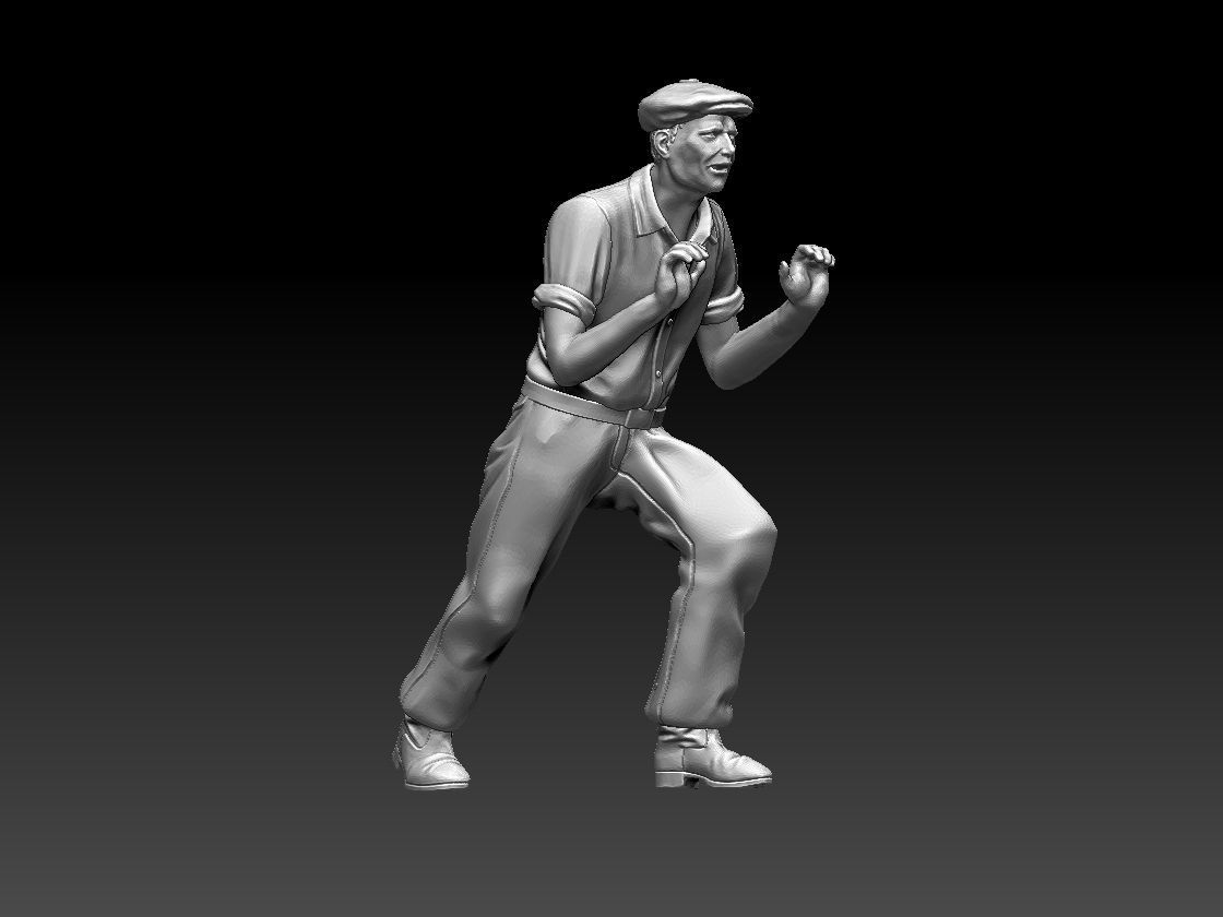 worker 3D print model_21