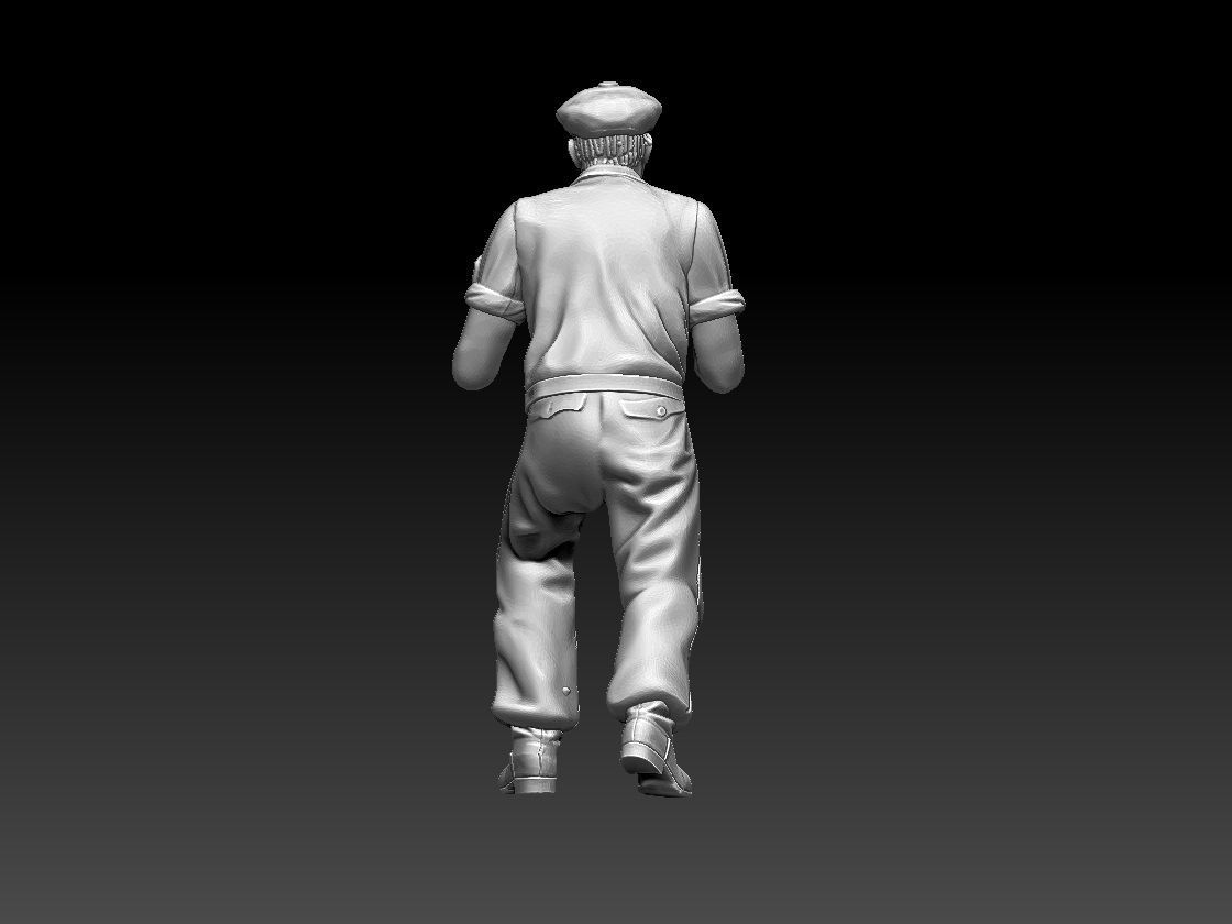 worker 3D print model_16
