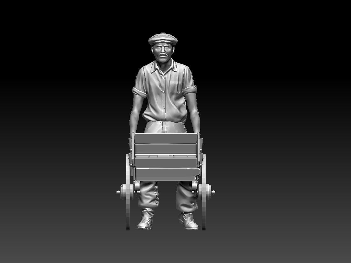 worker 3D print model_5