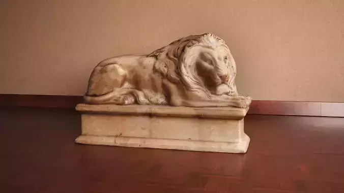 Lion 3D Statue