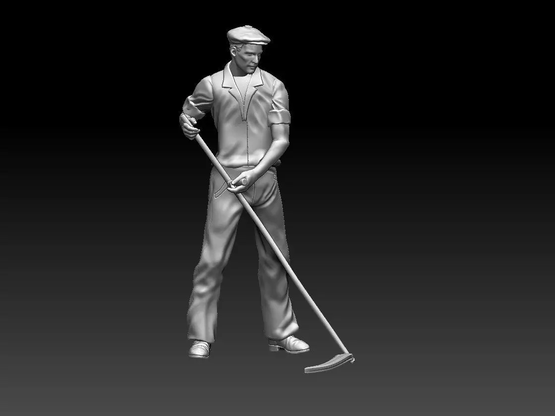 worker 3D print model_0