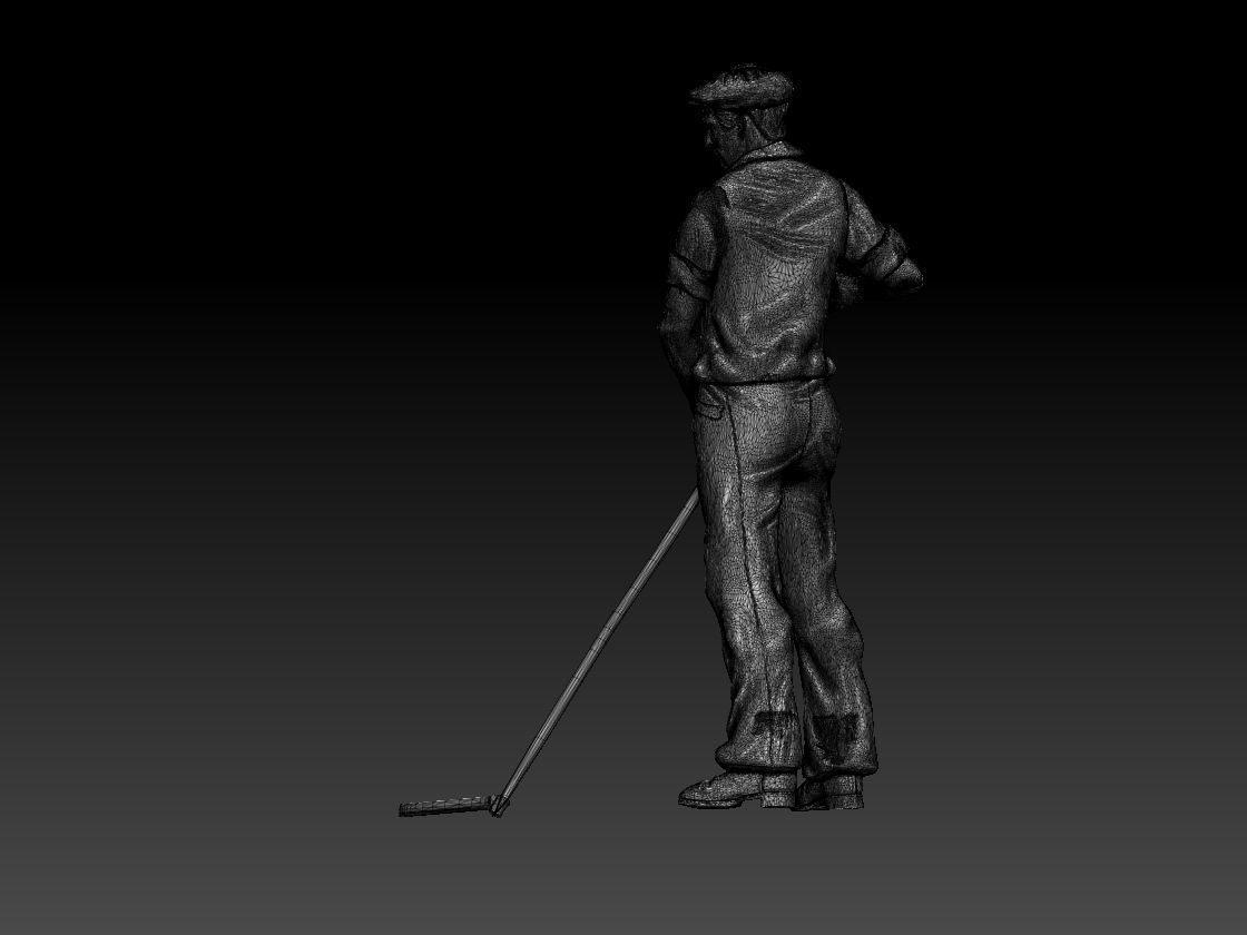 worker 3D print model_4