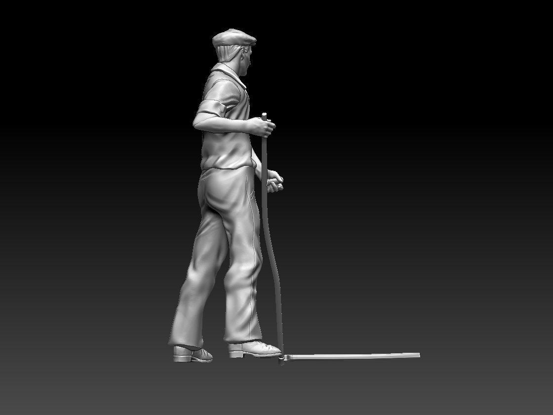 worker 3D print model_7