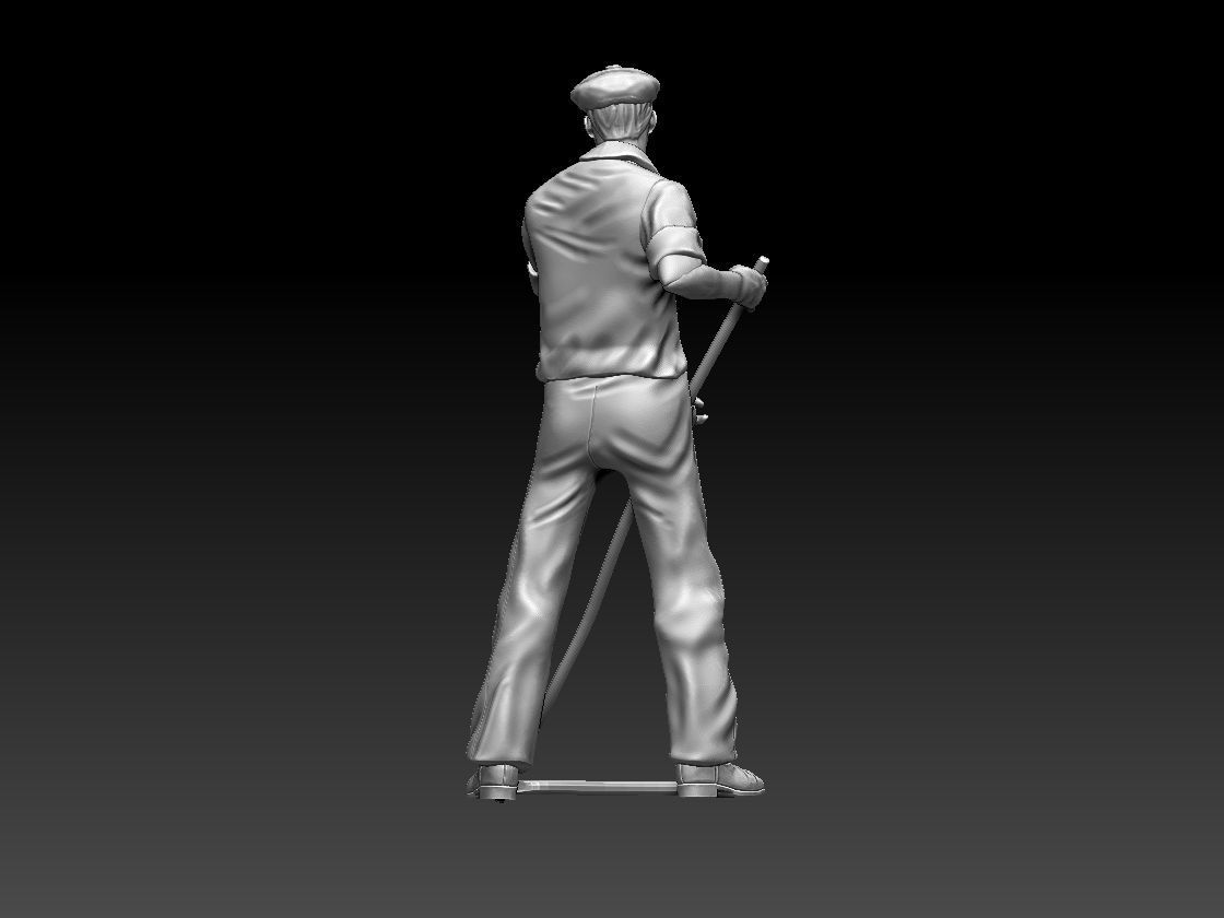 worker 3D print model_13