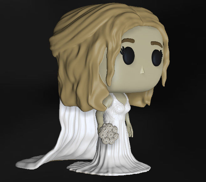 Funko Novia Bride 3D print model_2