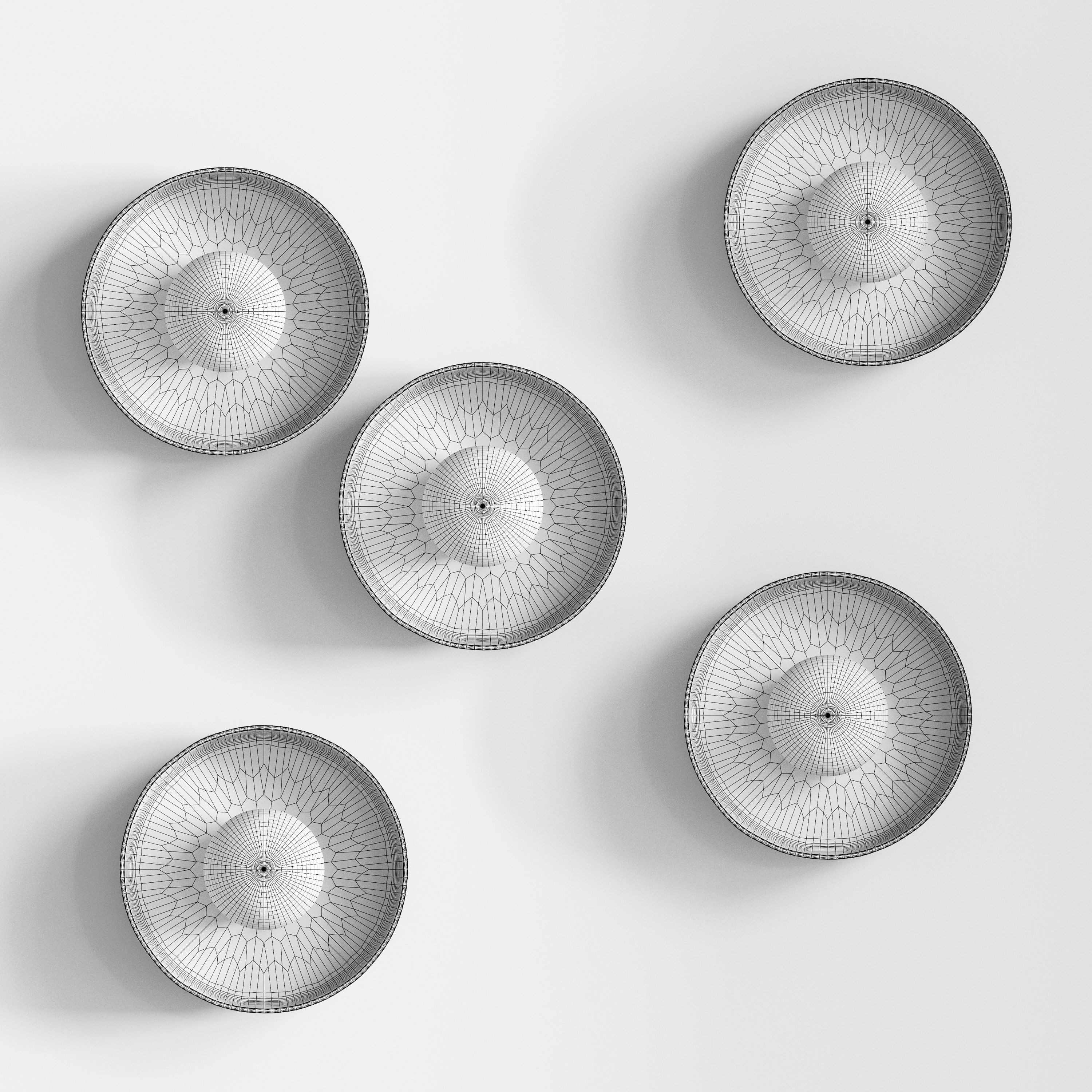 Ceramic Disc Orb Surface Mount 3D model_6