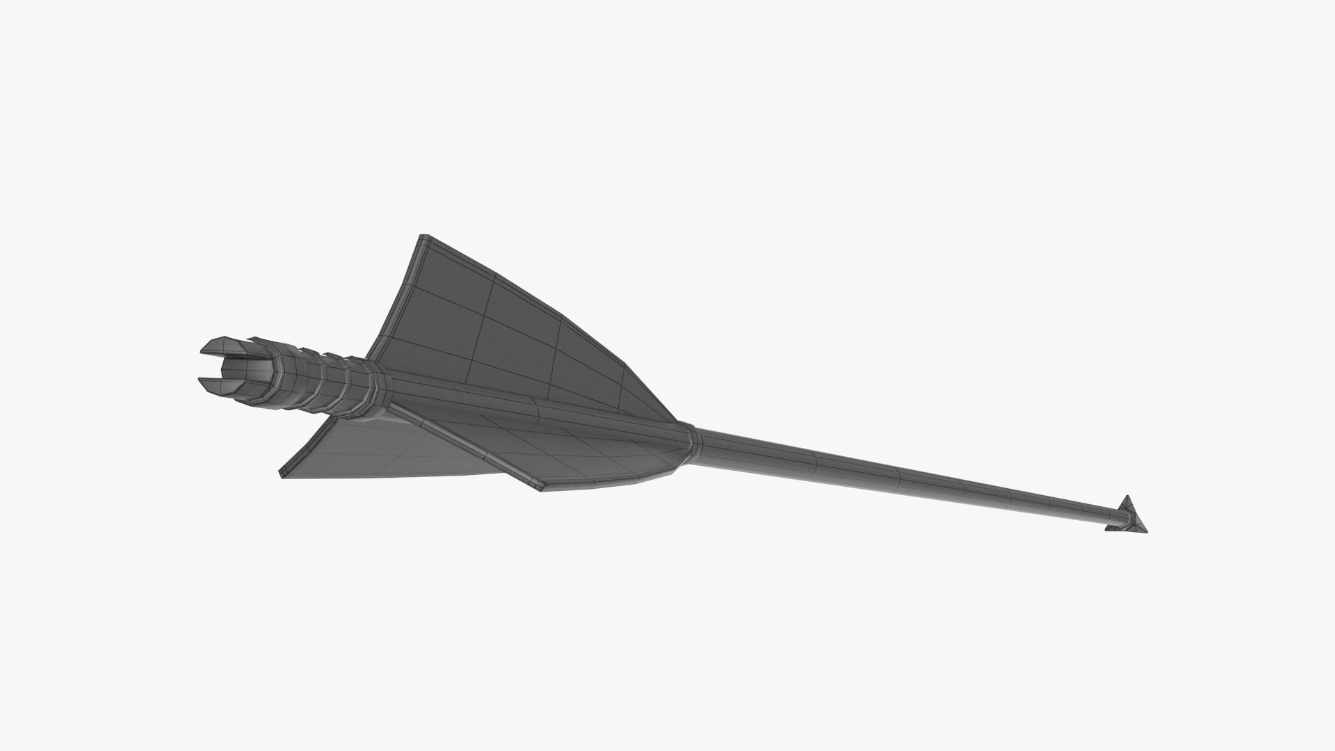 Arrow Low-poly 3D model_17