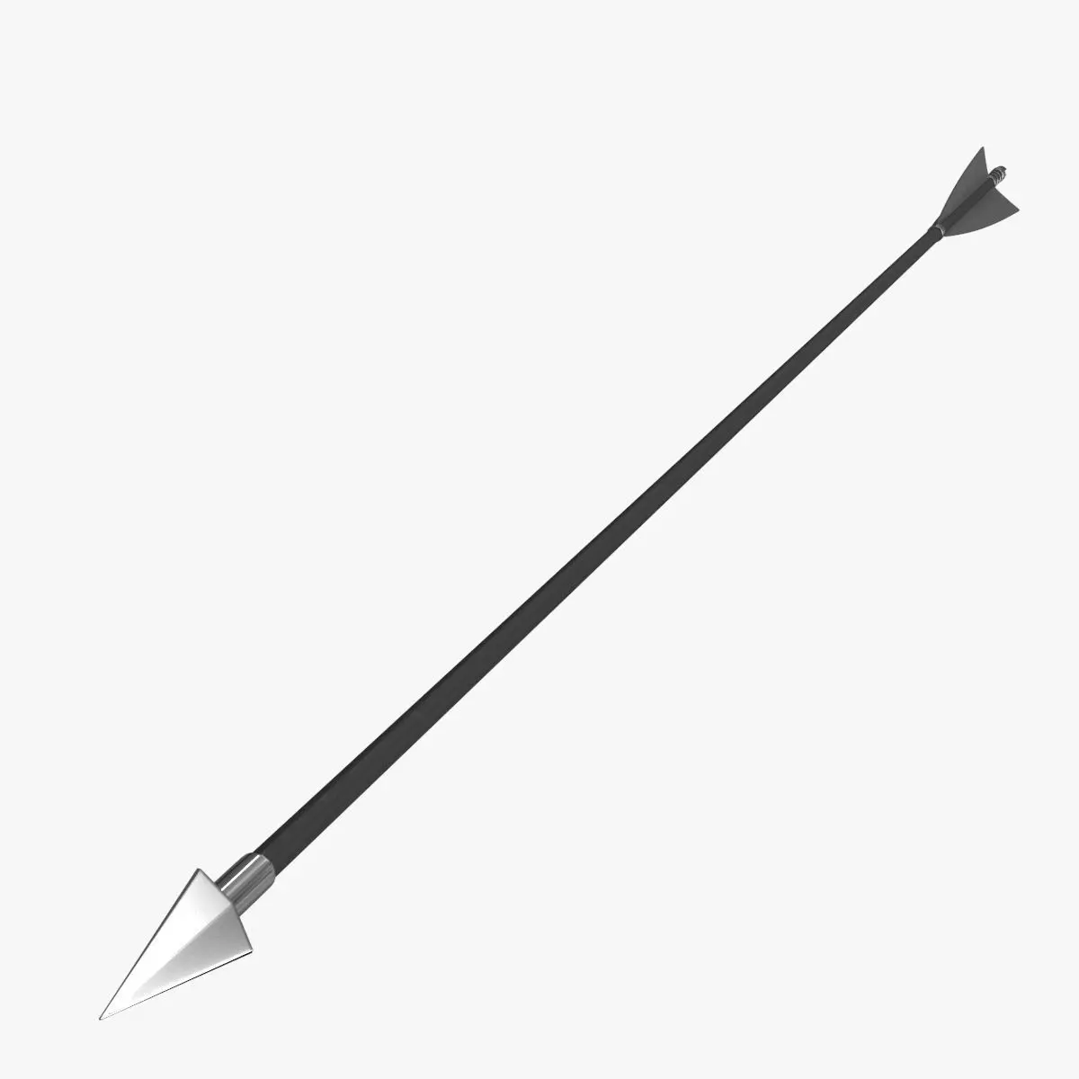 Arrow Low-poly 3D model_0