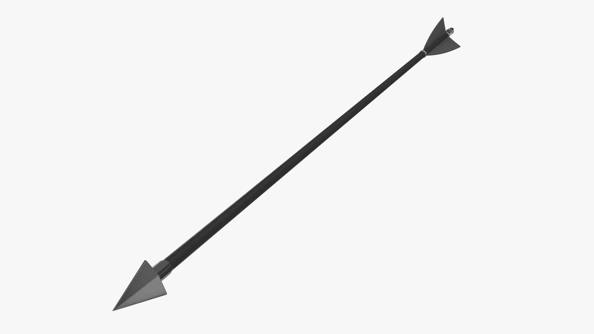 Arrow Low-poly 3D model_2