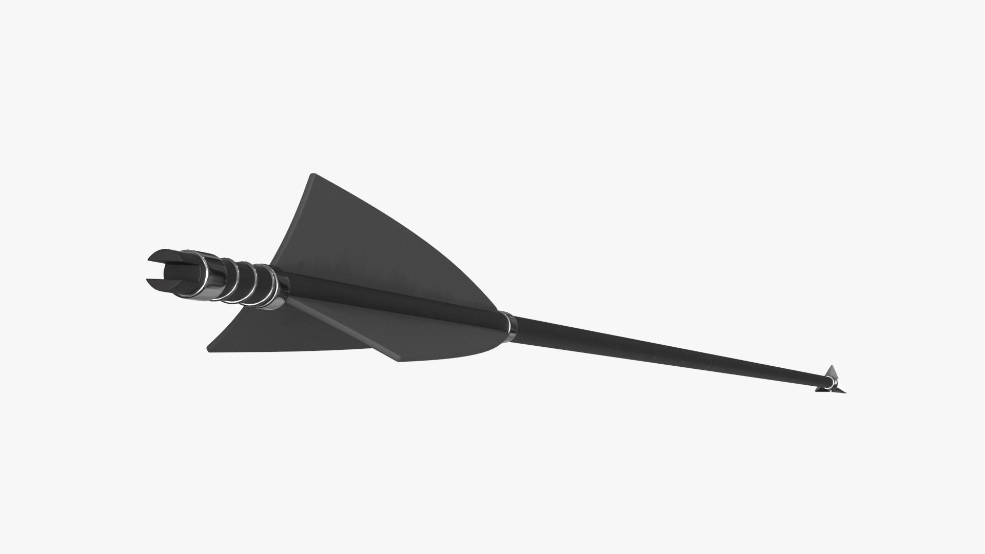 Arrow Low-poly 3D model_3