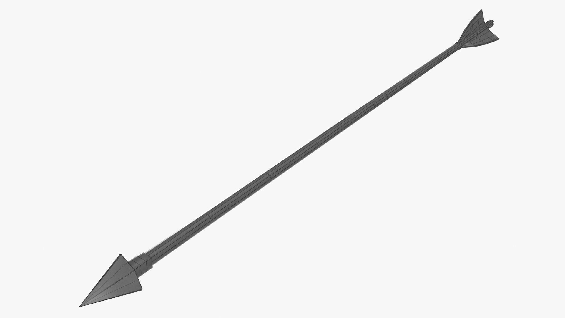 Arrow Low-poly 3D model_18