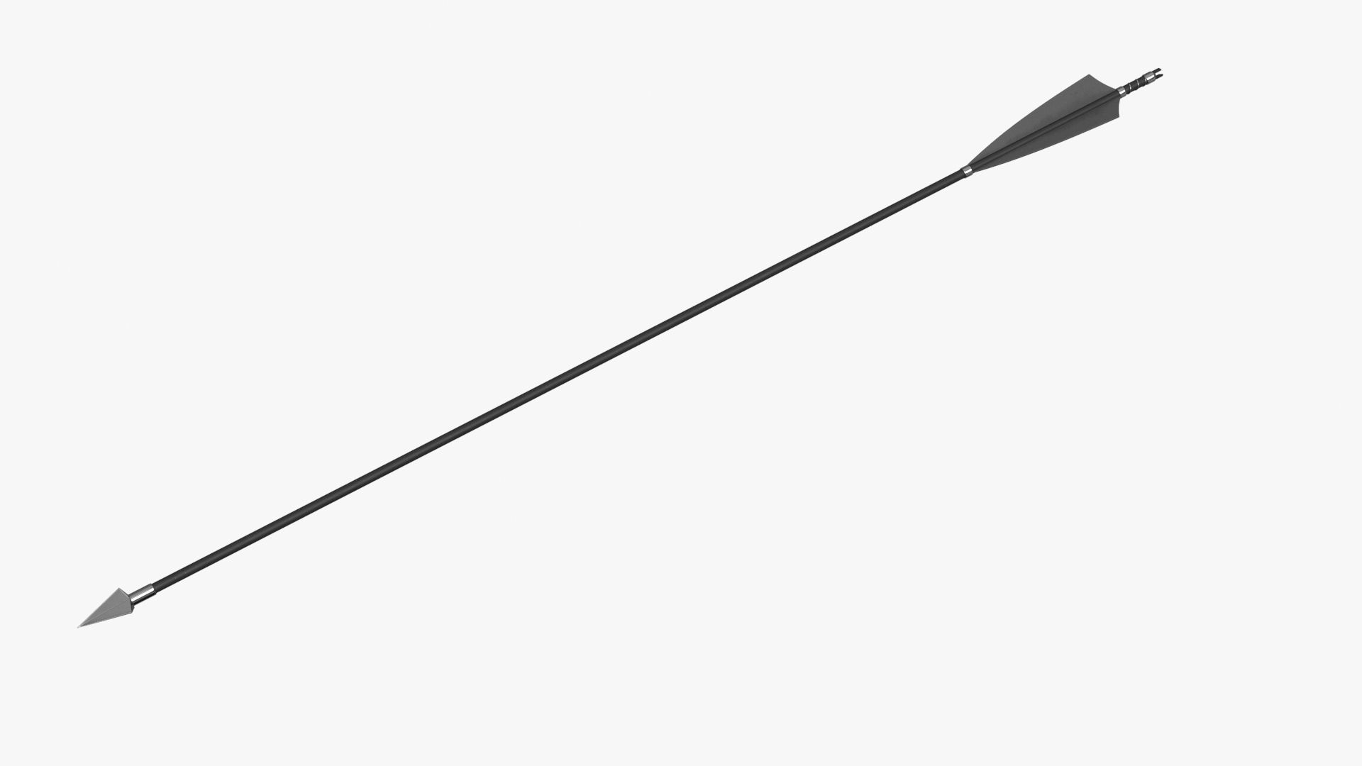 Arrow Low-poly 3D model_14