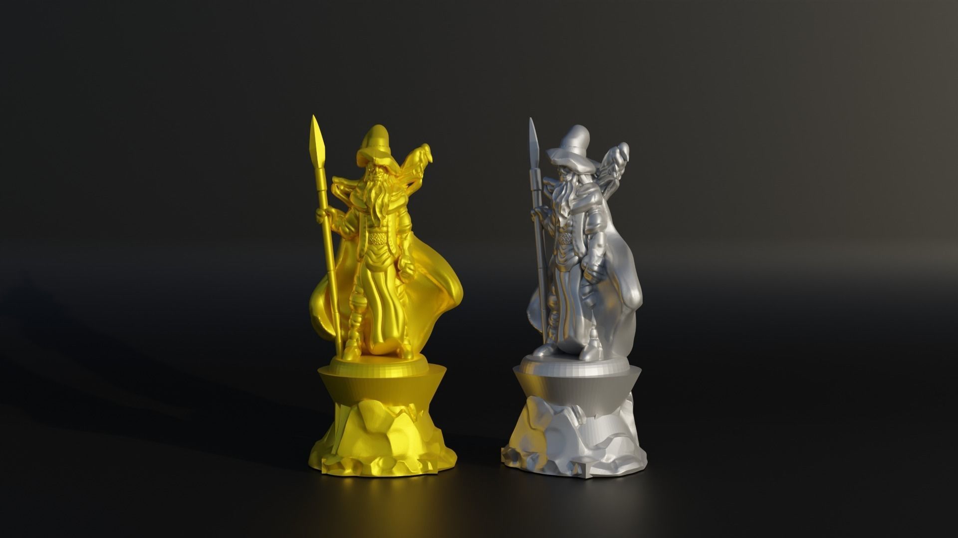 Troll Chess Set- Trolls Character Chess With 6 Different Model 3D print model_16