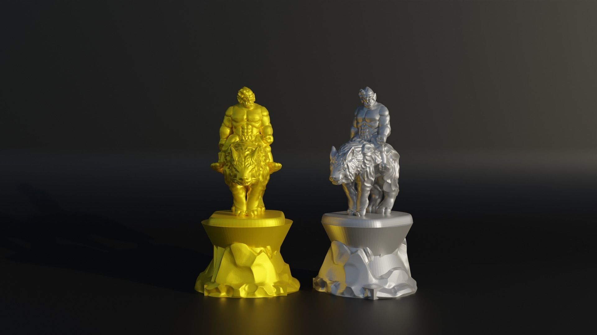 Troll Chess Set- Trolls Character Chess With 6 Different Model 3D print model_9