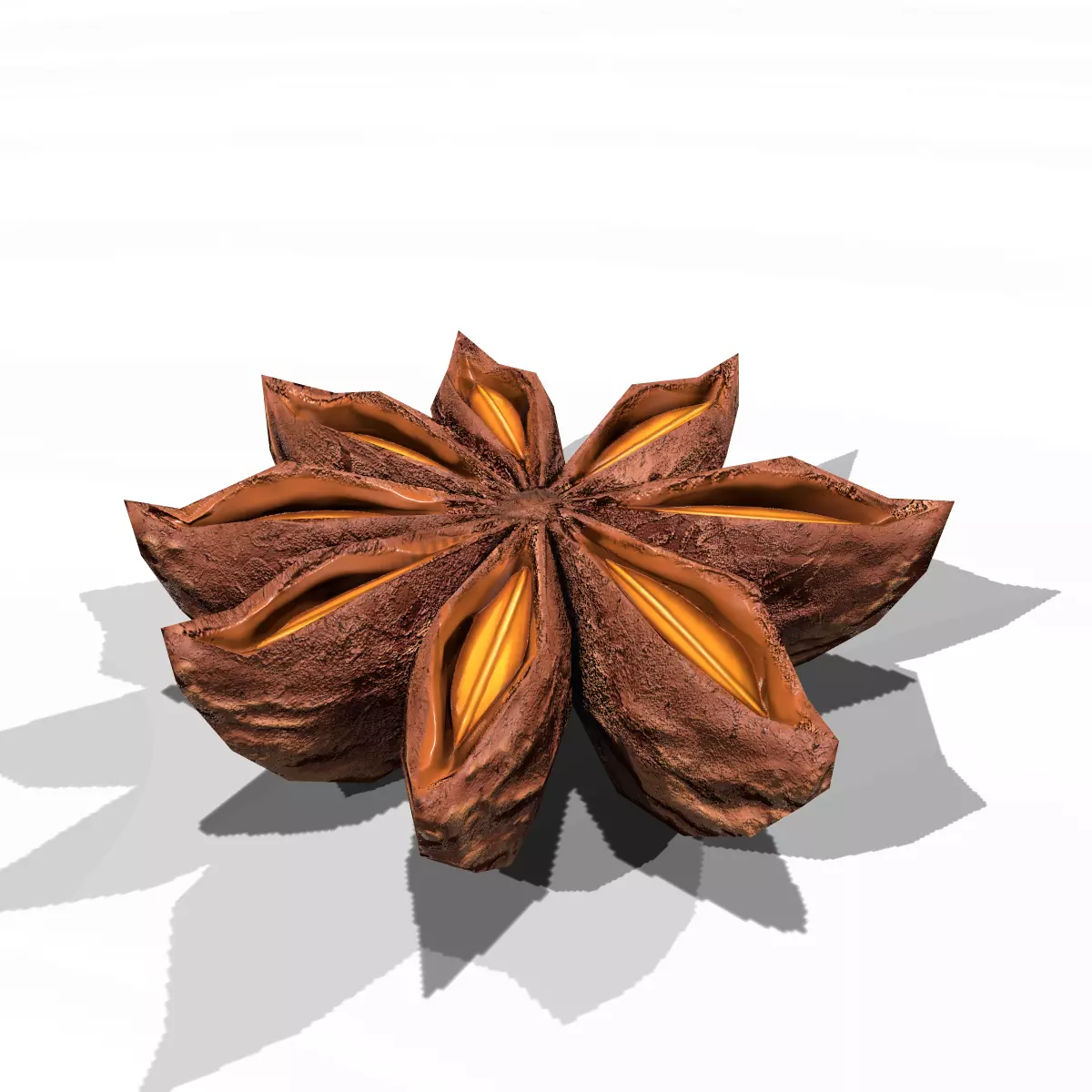 AniseStar Low-poly 3D model_0