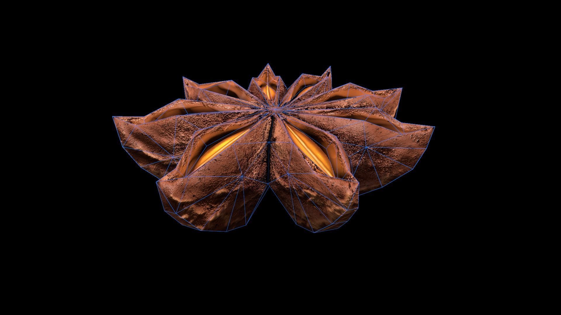 AniseStar Low-poly 3D model_10