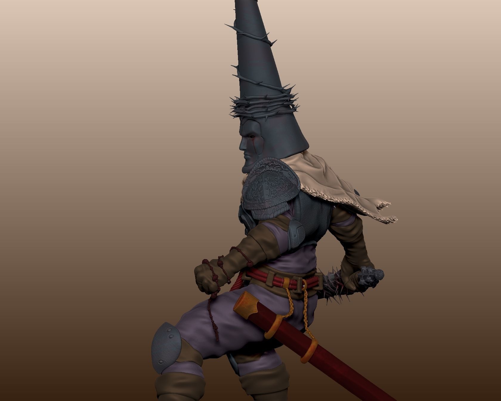 Penitent one Classic from Blasphemous 3D print model_2