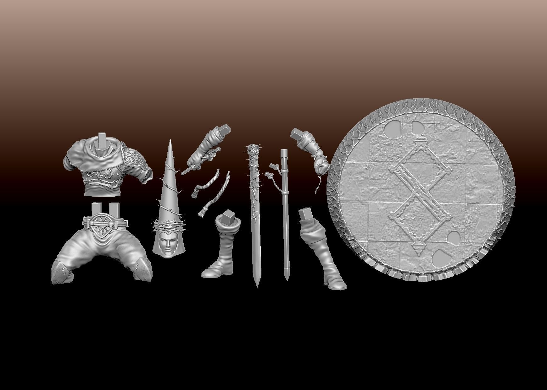 Penitent one Classic from Blasphemous 3D print model_7