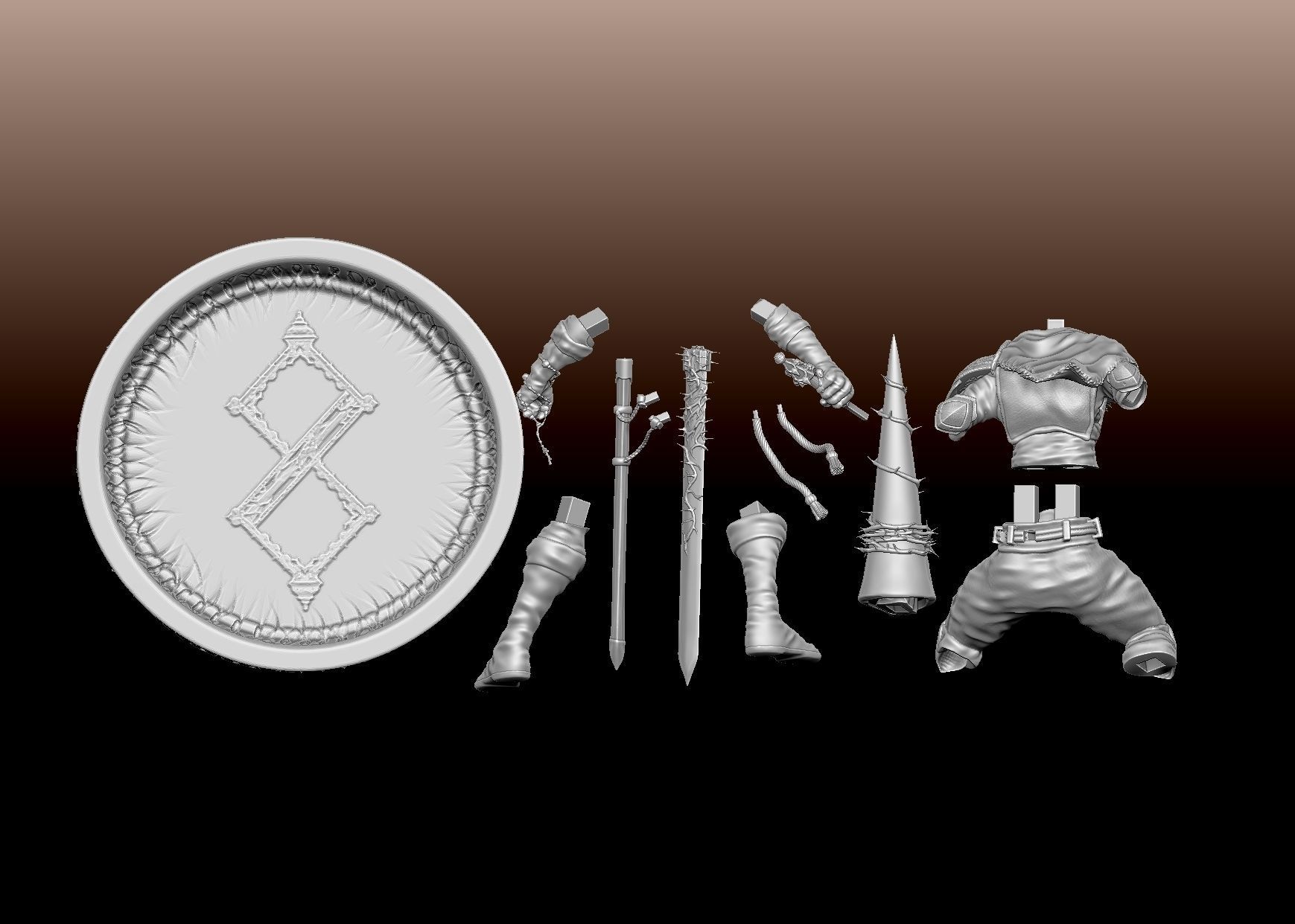 Penitent one Classic from Blasphemous 3D print model_8