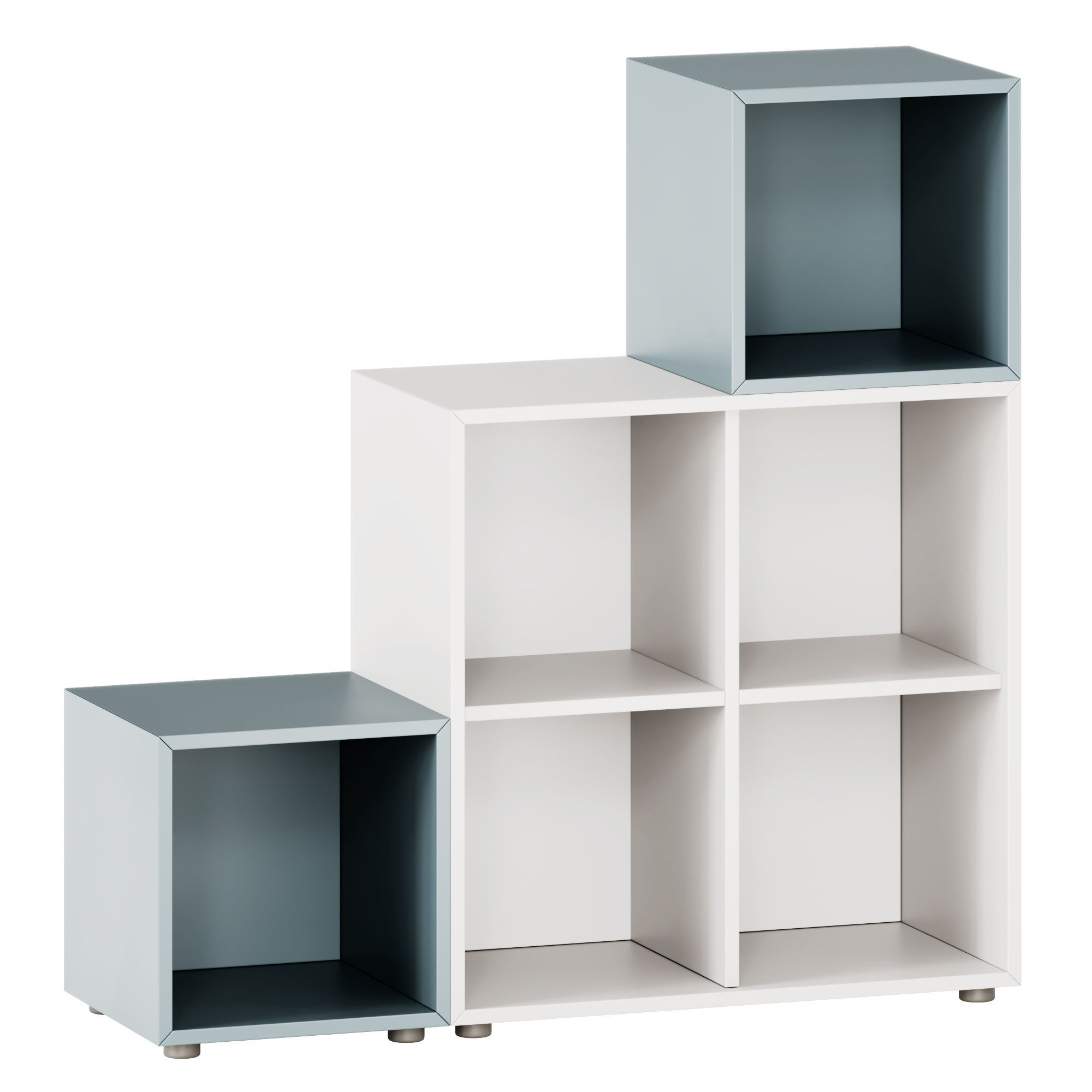 Ikea Eket Cabinet combination with feet 3D model_2